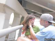 Holly Michaels Bent Over A Cock Rammed In Her Wet Pussy