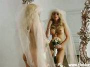 Super Slut Kayden Kross Gets So Hot To Handle Naked In Front Of A Mirror