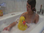 Susan Ayn Takes A Warm Bath Before Masturbation