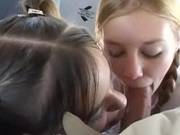 Tabitha Blue And Madison Sins Reamed On The Bus