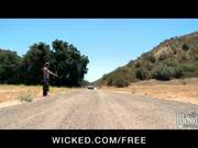 Hot Blonde Nicole Aniston Picks Up A Hitc 