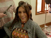 Andy San Dimas Shows Off Her Tits In A Stunning Backstage Clip
