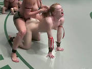 Female Wrestling Starts As A Friendly Fight But Ends Up In A Wild Catfight!
