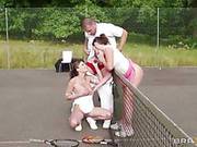 Busty Sluts Yuffie Yulan And Abbie Cat Enjoy Some Hardcore Sex With A Lucky Dude