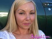 Aaliyah Love Sexy Hot Blonde Chick Like Car