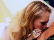 Kagney Karter Blonde Playing With Hard Cocks