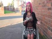 Redhead Wheelchair Bound Babe Leah Capric 