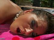 Gorgeous Angel Dark Loves Getting Shagged Doggy Style