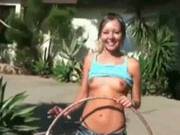 Aaliyah Love And Ashley Steel Show Off Hula Skills