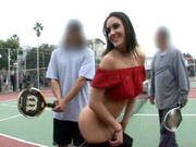 Charley Chase Poses For Nude Photos In Public