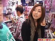 Asian Cutie, Saya Is Getting Banged In A Local Store By A Random Guy She Just Met