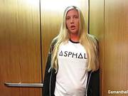 Samantha Saint Looks Great And Wants To Make A Lot Of Porn Movies, To Earn Money