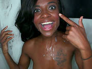 Ebony Loves To Give Blowjobs In A Glory Hole