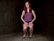 Nice Blonde Teen With Pigtails Gets Toyed And Bonded