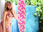 Alluring Blonde Alyssa Branch Showing Off Her Seductive Body
